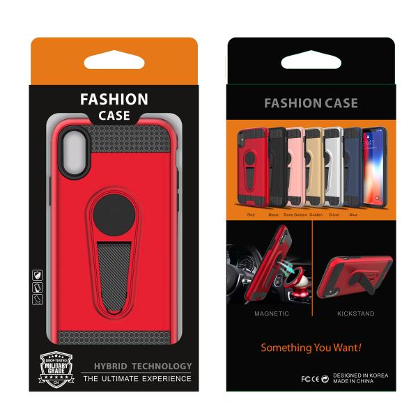 Durable Metal Kickstand Ring Smartphone Protective Case For Samsung S9 2018 A6 Plus