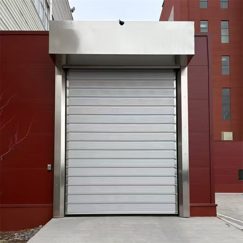 Weather-Resistant Outdoor Spiral High Speed Door Industrial Access System External Applications