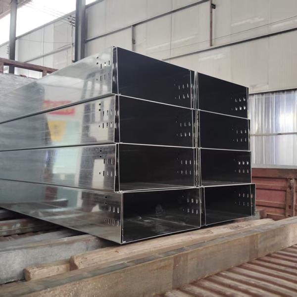Fireproof Electrical Cable Trough Tray Hot Dipped Galvanized Trunking