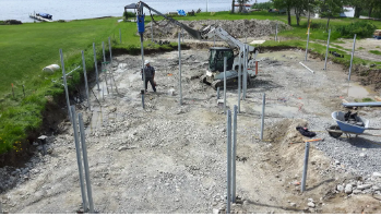 Pilotes de tornillo de tierra helicoidales de acero al carbono galvanizado 2.75 mm 3 mm 3.5 mm