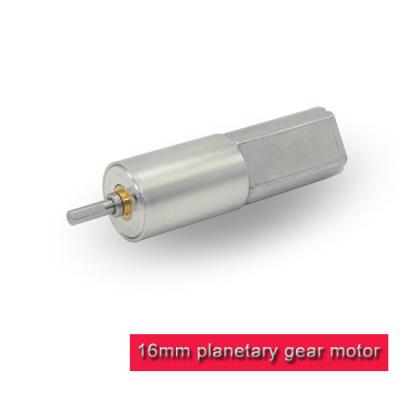 16PA050 Micro DC Gear Motor , 3v 6v 12v Robot Planetary Gearbox Diameter 16mm