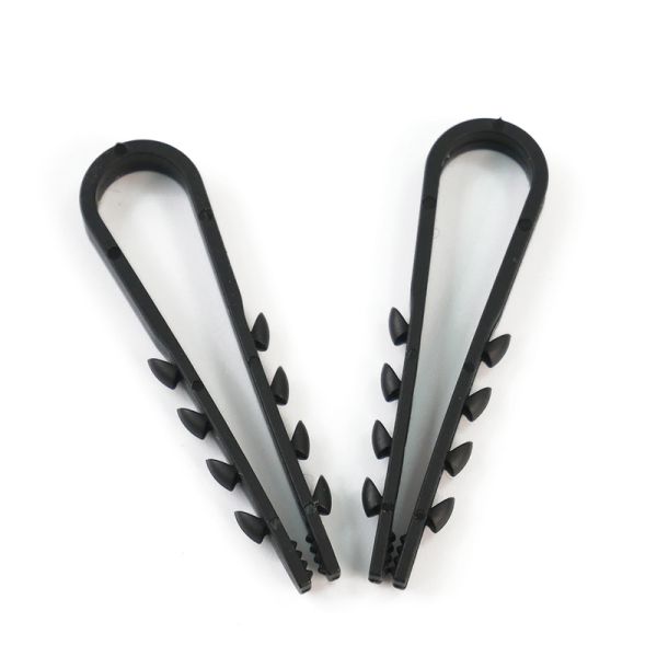 Effective Plastic Cable Clips Nylon Cable Clamp Wire Rope Clip Adjustable Cable Clamp