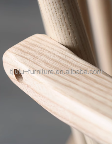 Personalización silla de comedor de tejido de reposabrazos de madera moderna para la mayor cantidad en restaurantes y hoteles