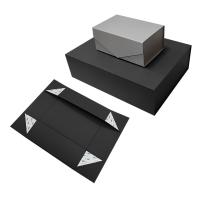 En forme de livre, boîte rigide pliable, couvercle magnétique, boîte cadeau en papier plié de luxe