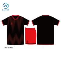 Origen Fútbol ropa deportiva conjunto de tela de poliéster MOQ elástico para diversos eventos deportivos Diseño personalizado tamaño adulto L
