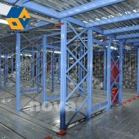 Série azul do assoalho de mezanino do metal da plataforma do armazenamento do armazém multi resistente