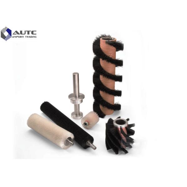 Спиральный промышленный ролик чистит изготовленный на заказ провод Nylon/PP/Sisal/Steel/латунную щетку щеткой ролика щетинки для очищать польское припудривание