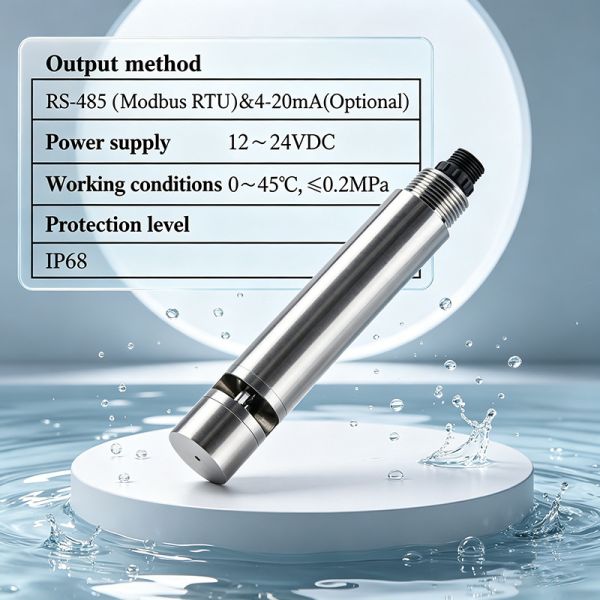 Digital COD Turbidity Temperature Sensor IP68 316L Stainless Steel, Used for Industrial Water Quality Monitoring