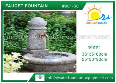 Stone Faucet Cast Stone Garden Fountains Granite Sink For Backyard Lightweight