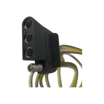 4 Way Trailer Connection Wiring Cable With Flat Truck Trailer Connector