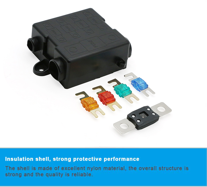 Распределение питания 4 Way MIDI 1 MEGA Fuse Holder Box Block