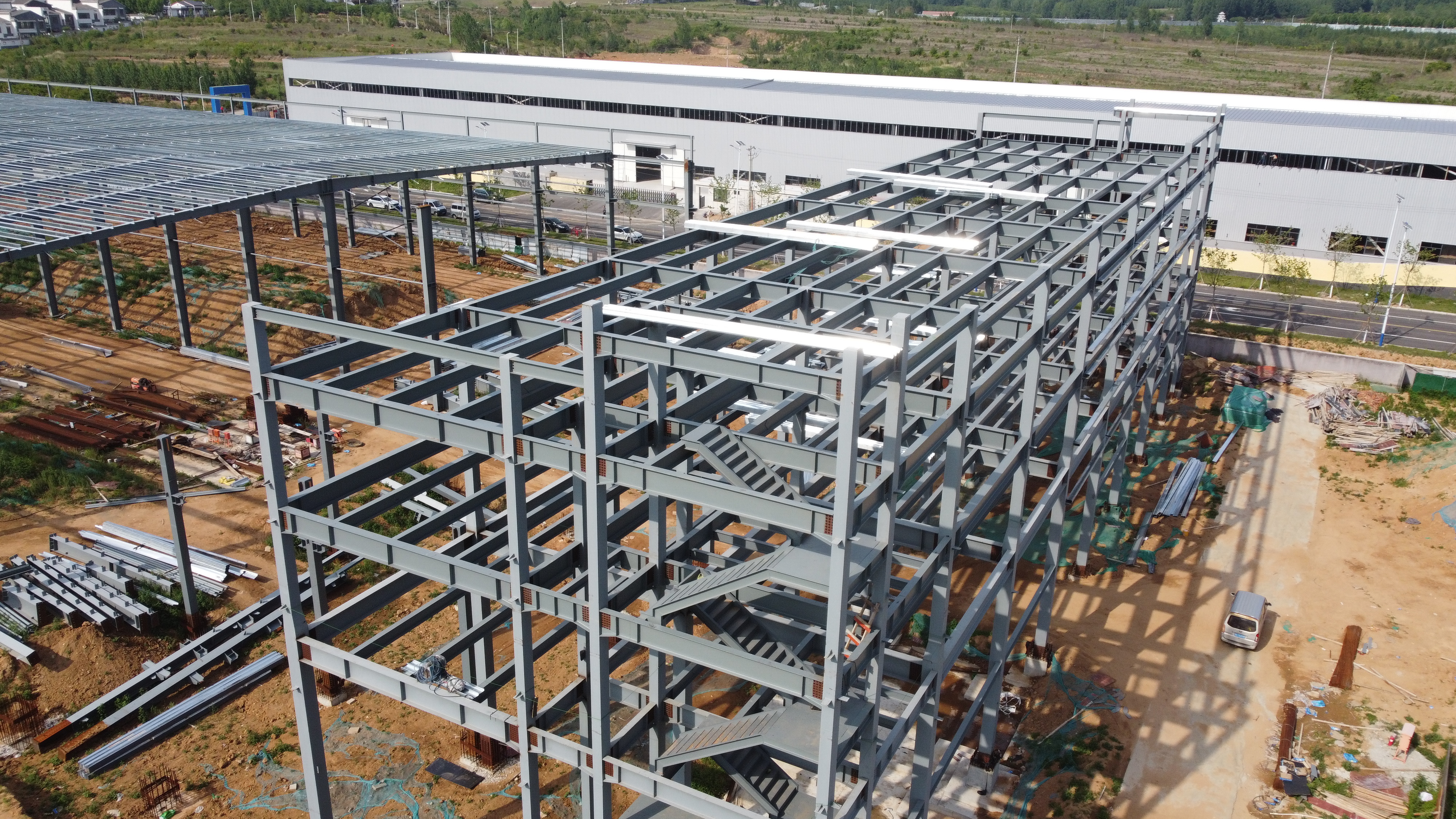 Fast Construction Prefabricated Steel Frame Dormitory Short Project Delivery Period