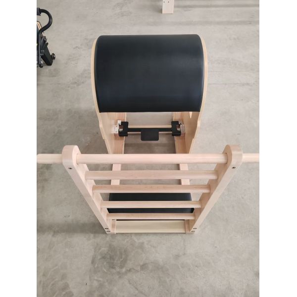 Maple Pilates Ladder Barrel U+PL003BSF with Foot Pedal Adjustment Mechanism