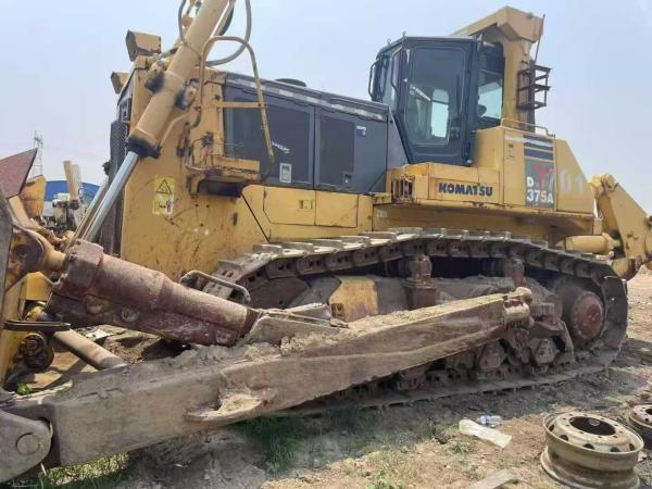 Used Komatsu D375A-5R Bulldozer 66t 391kW Shanghai China