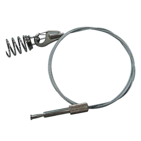 Kit d'éclairage à suspension par câble en acier inoxydable pour faux plafond