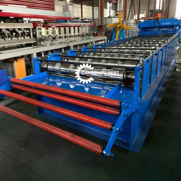 Plc виллы 3kw контролирует 800mm застекленную черепицу металла делая машину