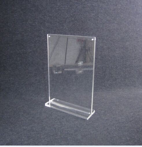 COMER Acrylic Display Sheet Board Panel stand for Inserts Tag Brochure, Leaflet,