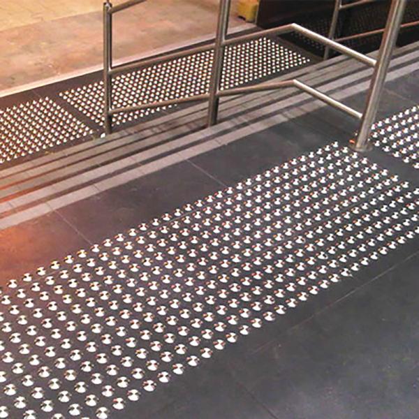 OEM Stainless Steel Casting Parts Road Stud Tactile Indicator For Blind