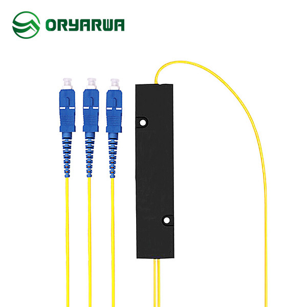 Материал ABS Splitter PLC кассеты оптического волокна 1x2