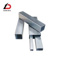Tubo ASTM A53 de sección hueca rectangular Cuadrado de tubo de acero galvanizado cubierto con zinc Q195 Q235 Q345