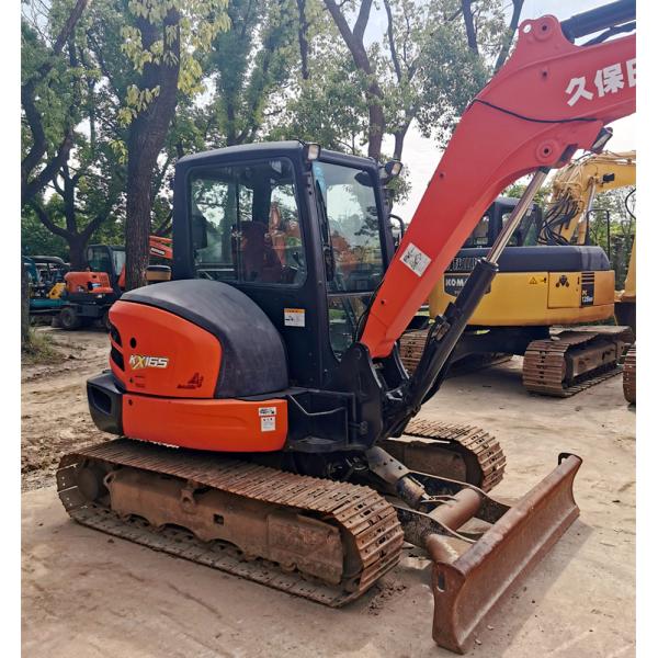 Año 2019 Usado Japón Original de 6 toneladas Mini Kubota Excavadora KX165 en buenas condiciones