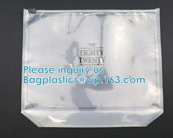 Cosmetic K Clear Bubble Bags/Hot Sale Slider Zipper Bag, Slider Hook Hanging Zipper Bag, Slider Zipper PVC Pencil