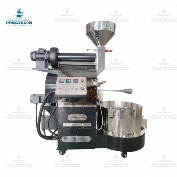Torradeira de café a gás eléctrica 5 kg Capacidade de lote de aço inoxidável Torrada fresca