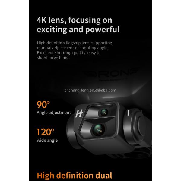 Prosumer Drones Made Easy Ky102 with 4k HD Dual Cameras Four-way Obstacle Avoidance and Intelligent Fixed Height Hovering