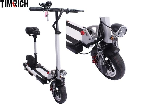 TM-KV-930C  500W Folding Electric Battery Powered Bike / 10 Inch Electric Scooter With Cushion