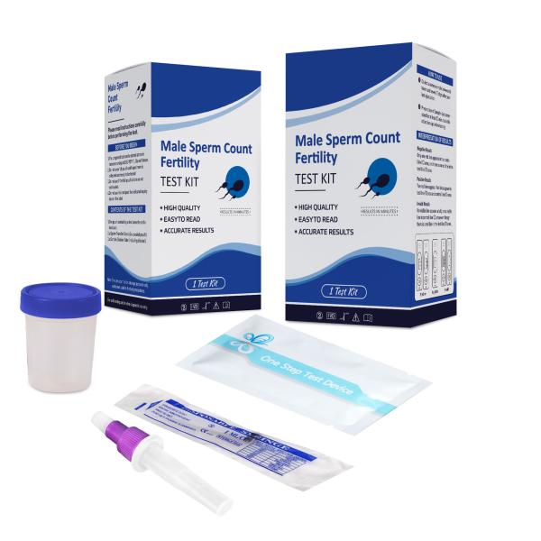 Kit de pruebas caseras de fertilidad masculina 99% sensibilidad Conteo de espermatozoides Reactivos de diagnóstico