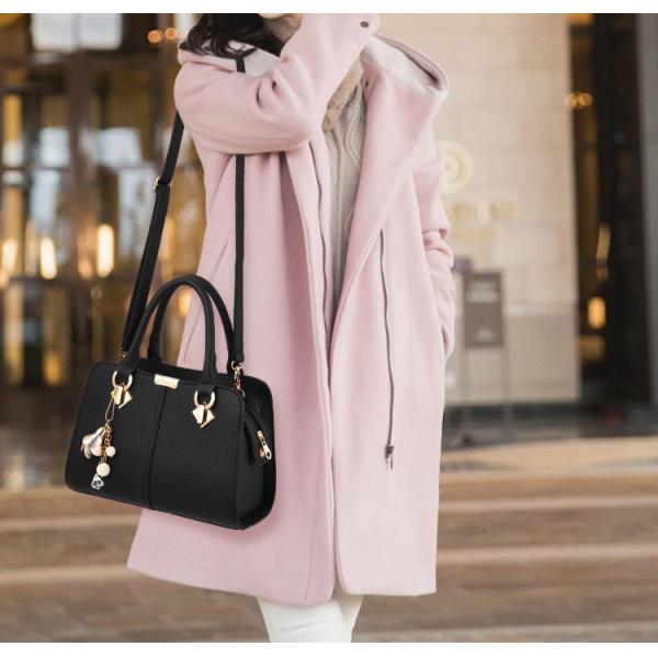 2019 new mom bag versatile stylish cross-body shoulder bag PU leather bag women's large capacity handbag