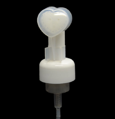 43mm Foam Bottle Brush Silicone Face Wash With Brush Facial Cleanser Brush Pump