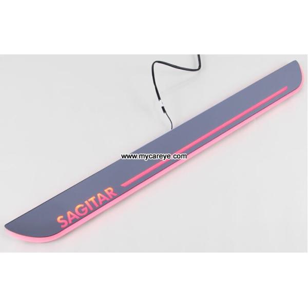 Volkswagen Sagitar car welcome light led Moving Door sill Scuff Pedal Lights