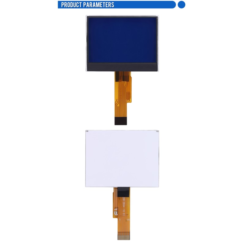 COG12864-18-01 Blue Film 43.7x33.8MM Lightweight Small FSTN14 Pin 4-Wire SPI ST7567A
