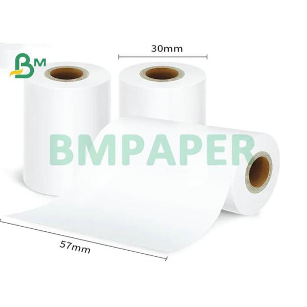 48gsm OEM бумаги восходящего потока теплого воздуха 57mm * 30m белый для кассового аппарата супермаркета