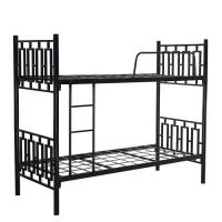 Rainha sobre Quadro de cama de cama de metal duplo empilhável do exército