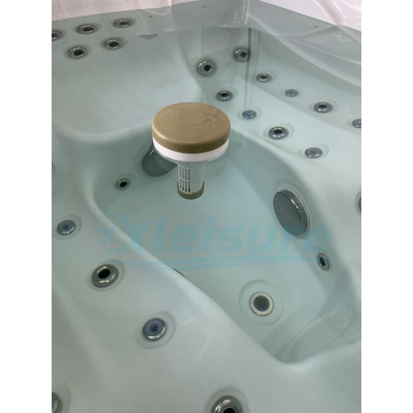 5 inch Floating Chlorine Tablets Dispenser Chlorine Dispenser Large Adjustable Chemical Dispenser for Swimming Pool Spa