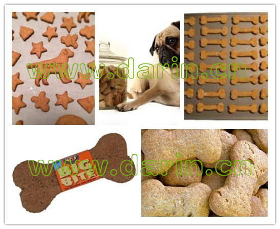 Amor de cachorrinho fácil comer a linha de processamento equipamento do biscoito de cão da fabricação de biscoitos do animal de estimação
