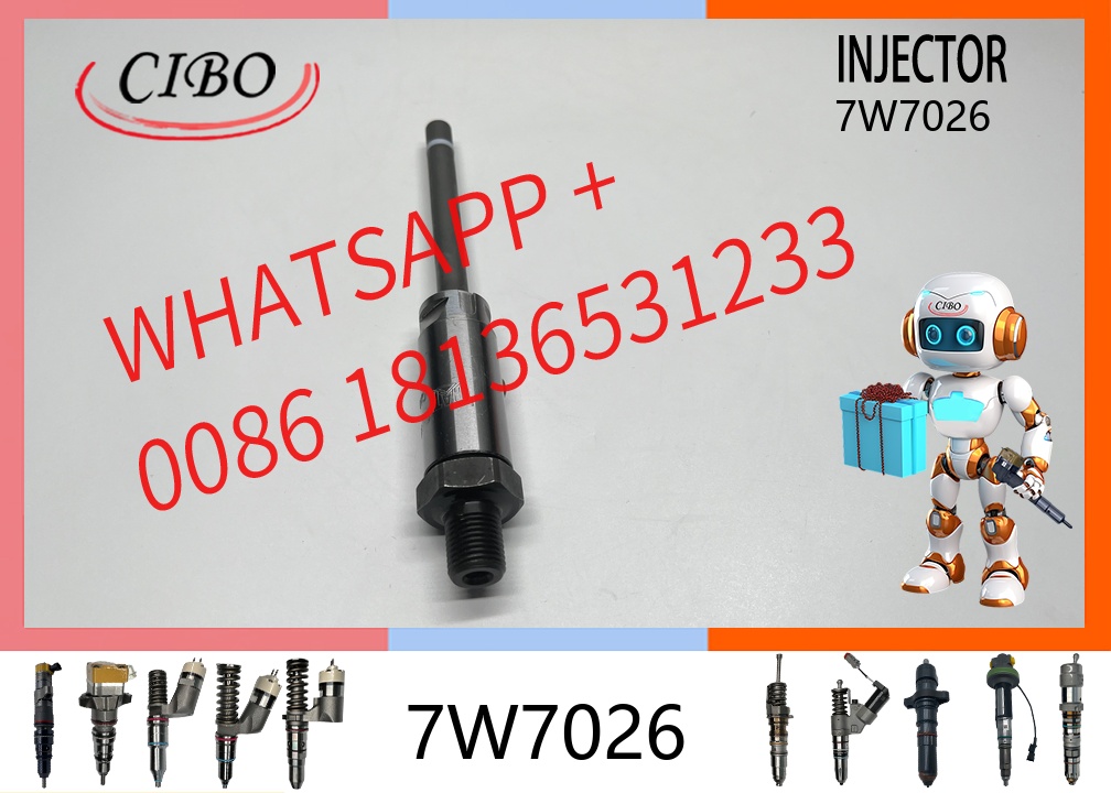 original 7W7026 Pencil Fuel Injector Nozzle for   3406 3406B 3408 3412 Diesel Engine Excavator 375 Dozer D9L 773D 7W-7026 7W7031 7W7032 original new injector