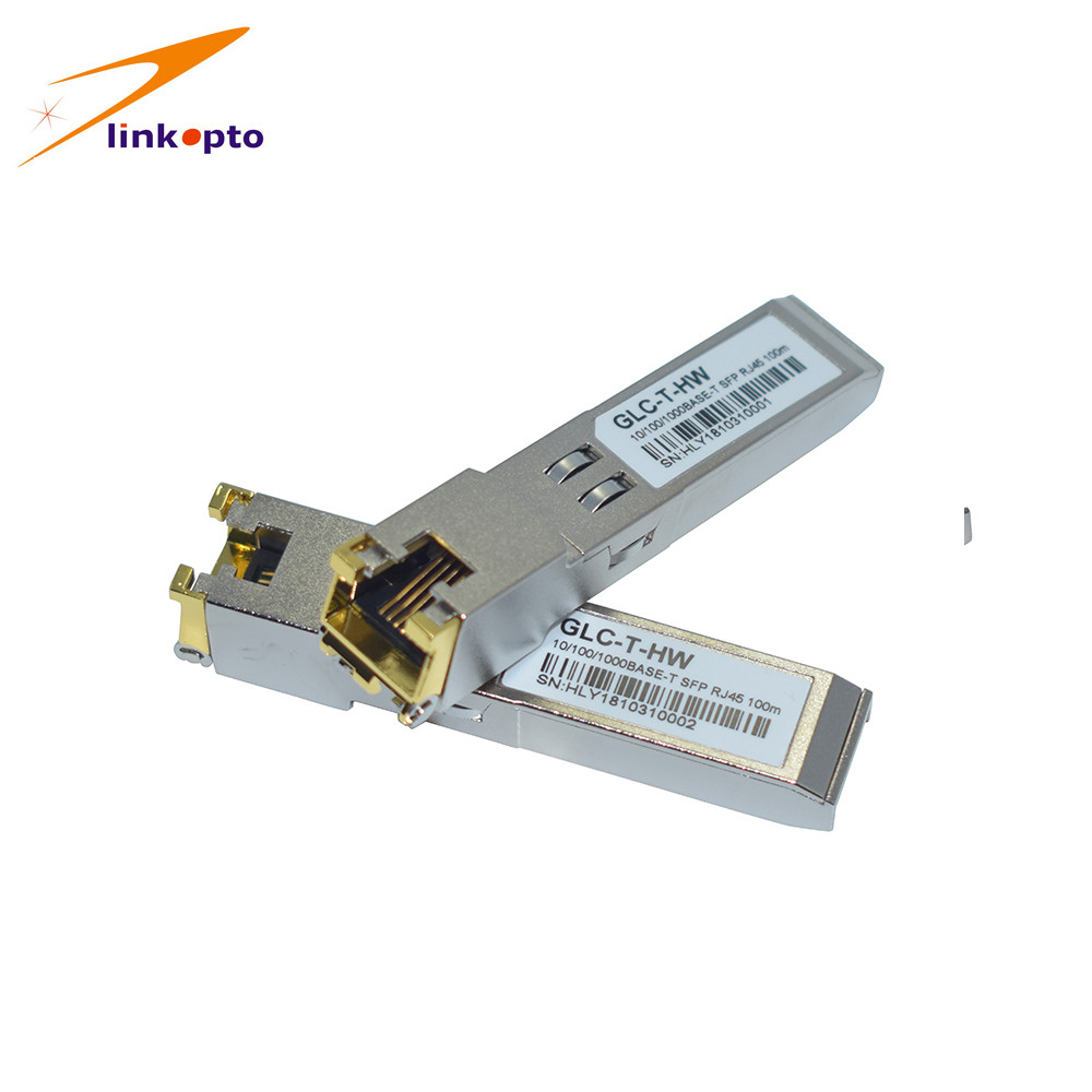 Медный модуль 1000Base 1Giga RJ45 SFP - t совместимый с Alcatel светящимся