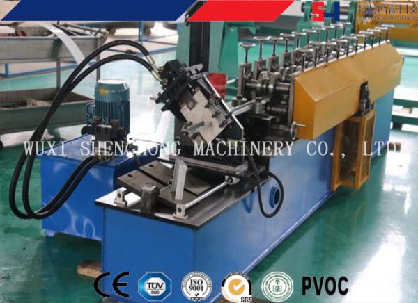 Automatic Control Steel Door Frame Roll Forming Machine , High Speed