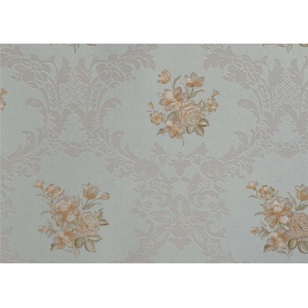 Flowers Damask Printing Concise European Country Style Wallpaper 0.53*9.5M