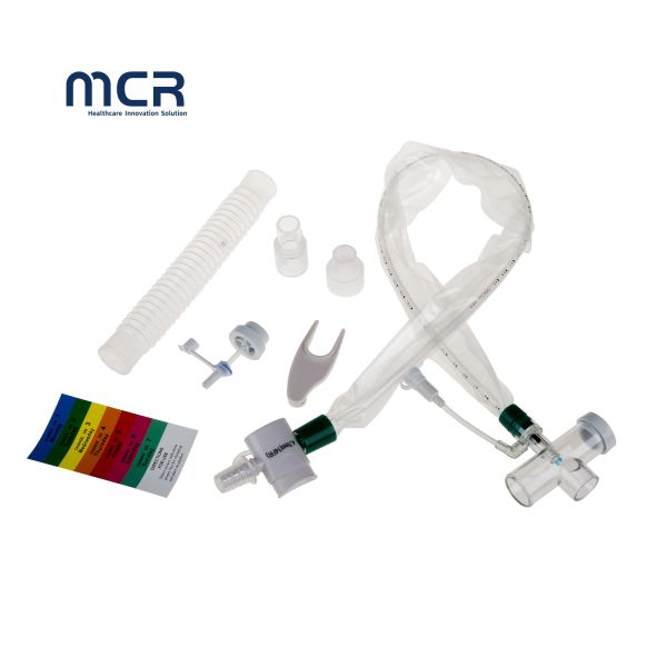 ICU Equipment Disposable T-Type Endotracheal Closed Suction System 24H with Continuous Breathing