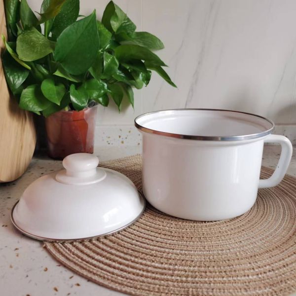 Thickness 0.5mm Lightweight 350ml 500ml Enamel Camping Mugs Perfect for Travel and Adventure