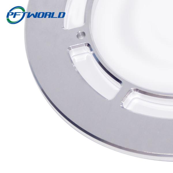 Metal de cobre amarillo que trabaja a máquina la superficie de galjanoplastia de torneado de las piezas PVD del CNC que muele