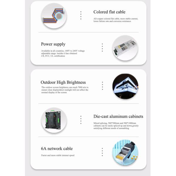 Outdoor Advertising Rental Stage LED Display Screen 500x500 Indoor p3.91 LED Video Wall Panel