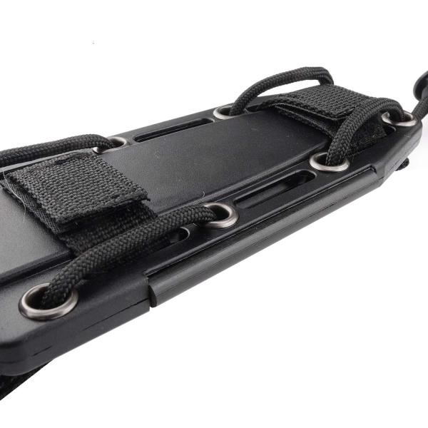 Black Sharp Stainless Steel Machete Fireproof Explorer Machete