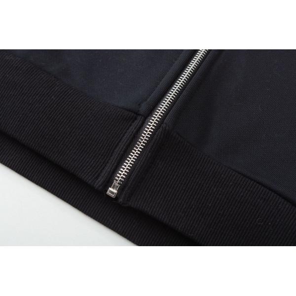 Knitted Fabric Type Full Zipper Men's Streetwear Tracksuit XMAMLON Custom Jackets Hoodies