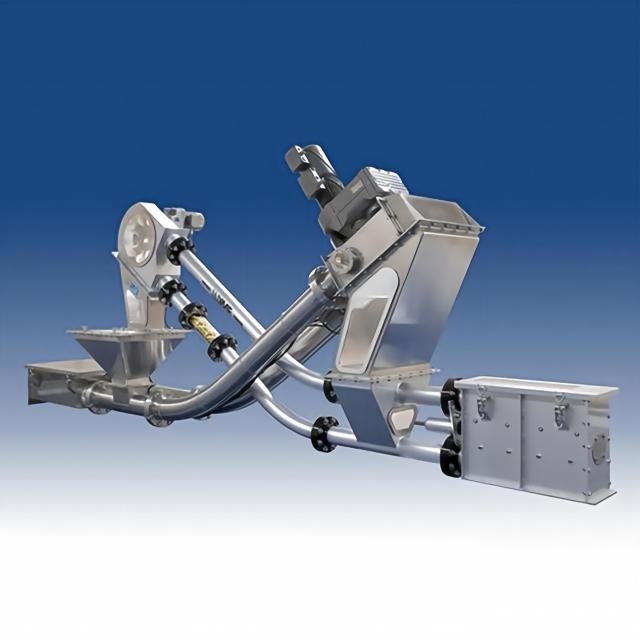 CS / SUS304 Flexible Tube Chain Conveyor System For Powder Granule Transfer