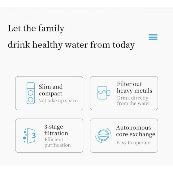 2 ступени подтопления Ro очиститель воды 600 GPD 800 GPD